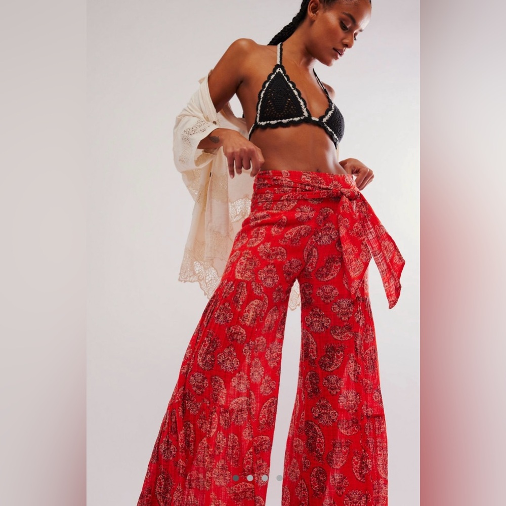 Free people one good day wide leg